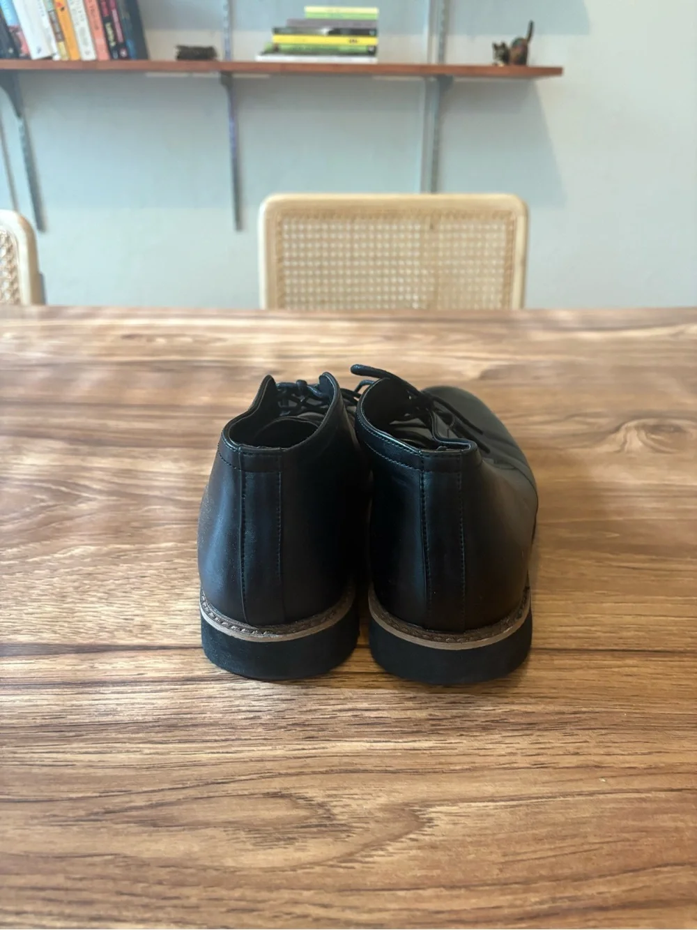 Men's Black Leather Chukka Boots